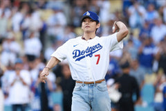 BTS V First Pitch Dodgers Jersey