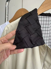 Heeseung Sand Weave-Collar Jacket