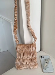 Moka Ruched Crossbody Bag