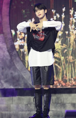 Soobin Faux Leather Shorts