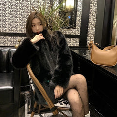 Chaewon Fur Coat