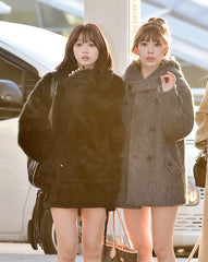 Chaewon Fur Coat