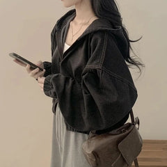 Eunchae Denim Hooded Jacket