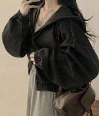 Eunchae Denim Hooded Jacket