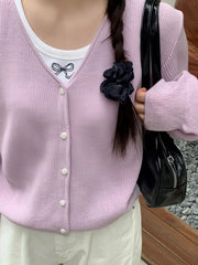 Minji Noir Faux Leather Shoulder Bag