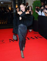 Jennie Fishnet Pattern Heels