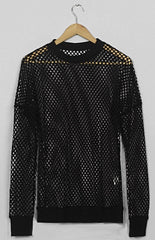 J-Hope Noir Fishnet Top