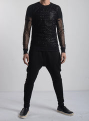 J-Hope Noir Fishnet Top