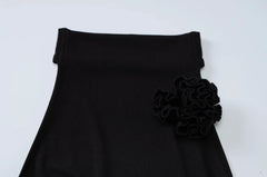Rei Black Flower Dress