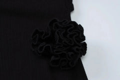 Rei Black Flower Dress