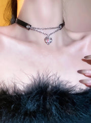 Ryujin Black Heart Chain Choker