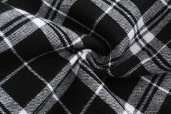 Haerin Black Heart Plaid Pants