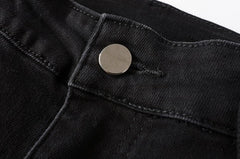 Jimin Noir Ripped Jeans