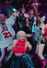 Rami Slash-Washed Flare Jeans