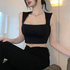 Eunchae Square Neck Crop Top