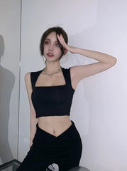 Eunchae Square Neck Crop Top