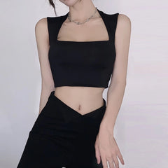 Eunchae Square Neck Crop Top