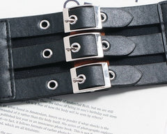 Chaewon Triple Buckle Belt