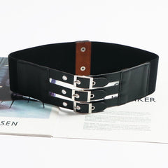 Chaewon Triple Buckle Belt