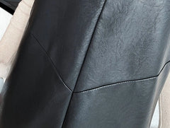 Chaewon Faux Leather Sling Dress