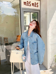 Giselle Collared Denim Jacket