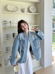 Giselle Collared Denim Jacket