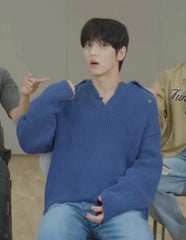 Soobin Waffle-Knit Hoodie