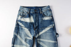 Jake Indigo Tie-Dye Denim Jeans