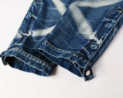 Jake Indigo Tie-Dye Denim Jeans