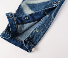 Jake Indigo Tie-Dye Denim Jeans