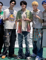 Jake Indigo Tie-Dye Denim Jeans