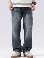 Jungkook Washed Side-Pocket Jeans