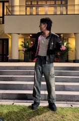 Jungkook Washed Side-Pocket Jeans