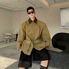 Kazuha Oversized Canvas Jacket