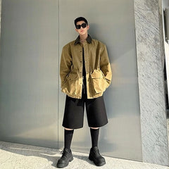 Kazuha Oversized Canvas Jacket