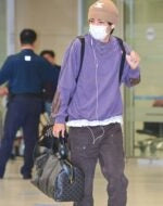 Brown Rivet Patch Pants | Taehyung – BTS