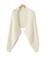 Creamy White Short Bolero Cardigan | Chaeryeong – ITZY