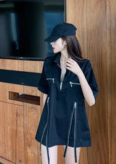 Changbin Zipper Polo Shirt