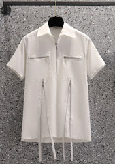 Changbin Zipper Polo Shirt