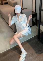 Changbin Zipper Polo Shirt