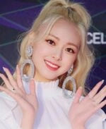 Yuna Gold Diamond Embezzled Hoop Earrings