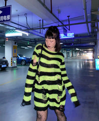 Taehyun Ragged Sweater