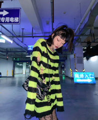 Taehyun Ragged Sweater