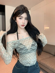 Belle Floral Plaid Top