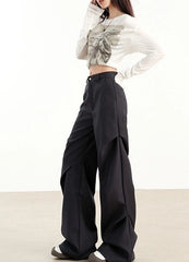 J-Hope Ash Pleated Trousers