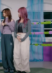 Hanni Sand Drawstring Cargo Pants