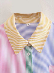 Hueningkai Pastel Striped Shirt