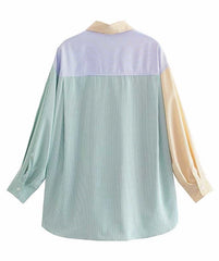 Hueningkai Pastel Striped Shirt