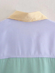 Hueningkai Pastel Striped Shirt