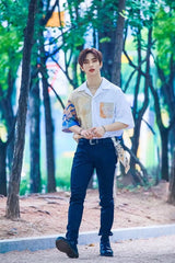 Hyunjin Oil Print Shirt